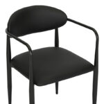 Πολυθρόνα Kalone pakoworld pu σε μαύρη απόχρωση 56x55x78εκ - Image 7