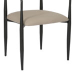 Πολυθρόνα Kalone pakoworld pu σε γκρι-μπεζ απόχρωση 56x55x78εκ - Image 8