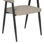 Πολυθρόνα Sezan pakoworld pu σε γκρι-μπεζ απόχρωση 56x55x78εκ - Image 8