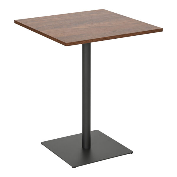 Τραπέζι Nerobian pakoworld mdf σε καρυδί απόχρωση 60x60x75εκ - Image 4