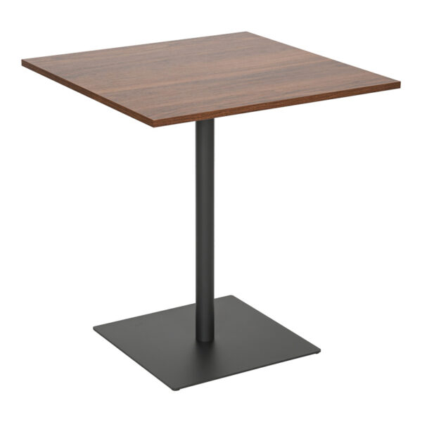 Τραπέζι Nerobian pakoworld mdf σε καρυδί απόχρωση 70x70x75εκ - Image 4