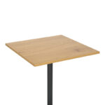 Τραπέζι Nerobian pakoworld mdf σε sonoma απόχρωση 60x60x75εκ - Image 5