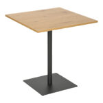Τραπέζι Nerobian pakoworld mdf σε sonoma απόχρωση 70x70x75εκ - Image 4