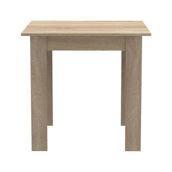 Τραπέζι Manka I pakoworld σε sonoma απόχρωση 80x80x77εκ - Image 3