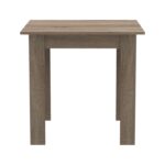Τραπέζι Manka I pakoworld σε sonoma truffle απόχρωση 80x80x77εκ - Image 3