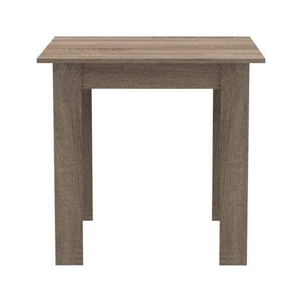 Τραπέζι Manka I pakoworld σε sonoma truffle απόχρωση 80x80x77εκ - Image 3
