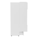 Ντουλάπα δίφυλλη Afina pakoworld mdf σε λευκή glossy απόχρωση 100x57x213εκ - Image 6