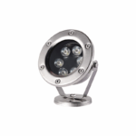 ^LED LUMINAIRE SS304 IP68 6W 400LM 3000K 60° 12V AC/DC Ra>80 30.000HRS