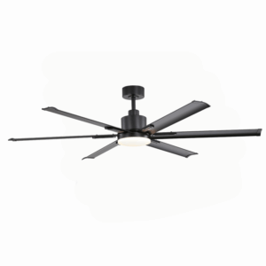 ΑΝΕΜΙΣΤΗΡΑΣ ΟΡΟΦΗΣ DIMMABLE DC45W Φ165 6 ΜΑΥΡΑ ΠΤΕΡΥΓΙΑ ΑΛΟΥΜΙΝΙΟΥ ΜΕ ΤΗΛΕΧΕΙΡΙΣΤΗΡΙΟ ΑΝΑΡΤ 15&25ΕΚ