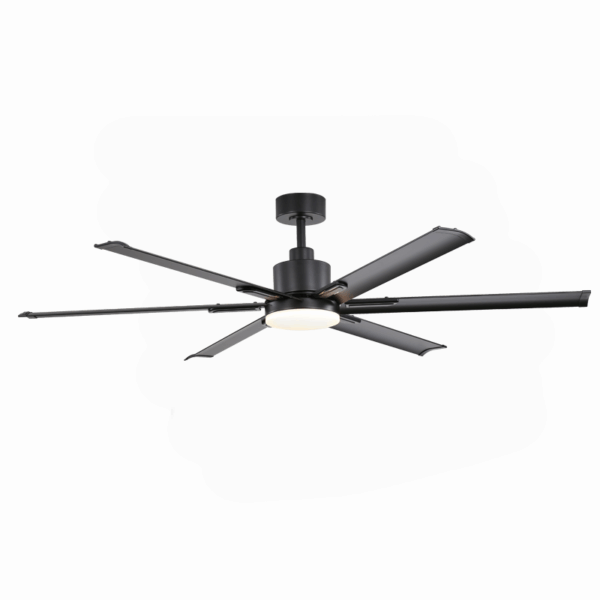 ΑΝΕΜΙΣΤΗΡΑΣ ΟΡΟΦΗΣ DIMMABLE DC45W Φ165 6 ΜΑΥΡΑ ΠΤΕΡΥΓΙΑ ΑΛΟΥΜΙΝΙΟΥ ΜΕ ΤΗΛΕΧΕΙΡΙΣΤΗΡΙΟ ΑΝΑΡΤ 15&25ΕΚ