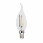 LED FILAMENT E14 STEP-DIM C35 4W TIP 2700K 230V AC 570LM RA80 30000H 360°