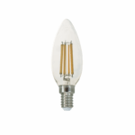LED FILAMENT E14 C35 6W 6500K 230V AC 780LM RA80 30000H 360°