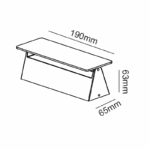 LED SMD WALL LUMINAIRE 7W 210LM 190° 230V AC 3.000K DARK GREY CRI80 IP54 30.000HRS - Image 4