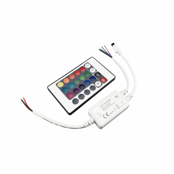 RGB LED ΕΛΕΓΚΤΗΣ 6A 72W/12V 144W/24V ΜΕ ΤΗΛΕΧΕΙΡΙΣΤΗΡΙΟ