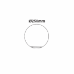 ΗΛΙΑΚΗ/ΕΠΑΝΑΦΟΡΤΙΖΟΜΕΝΗ RGBW LED ΜΠΑΛΑ D25cm IP54 LiFePO4 1800mAh - Image 2