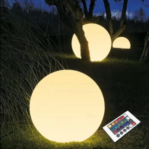 ΗΛΙΑΚΗ/ΕΠΑΝΑΦΟΡΤΙΖΟΜΕΝΗ RGBW LED ΜΠΑΛΑ D30cm IP54 LiFePO4 1800mAh
