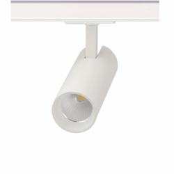 SAND WHITE LED TRACK LUMINAIRE 10W 3000K 1-PHASE 36° 1000LM 230V AC Ra80 Φ55*153MM 5YRS