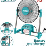 TOTAL ΑΝΕΜΙΣΤΗΡΑΣ ΡΕΥΜΑΤΟΣ - ΜΠΑΤΑΡΙΑΣ ΛΙΘΙΟΥ 20V (TFALI2001)