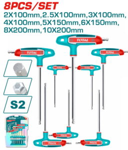TOTAL ΕΠΑΓΓ. ΣΕΤ ΤΑΦ ΑΛΛΕΝ ΜΠΙΛΙΑΣ 8ΤΕΜ 2-10mm (THHW80826)