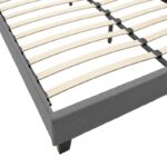 Κρεβάτι Mago pakoworld ύφασμα ανθρακί 160x200εκ - Image 4