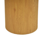 Τραπέζι Karulo pakoworld mdf σε sonoma απόχρωση Φ120x76εκ - Image 4