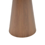 Βοηθητικό τραπέζι Donda pakoworld mdf-μέταλλο καρυδί Φ45x46εκ - Image 3