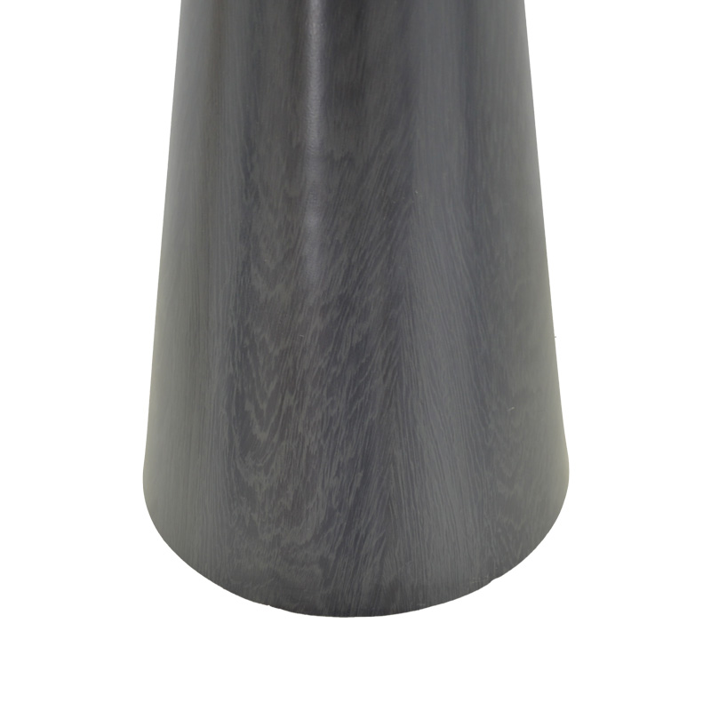 029-000368-2 Tραπέζι Donda pakoworld mdf-μέταλλο μαύρο Φ100x76εκ - Image 3