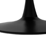 Tραπέζι Balou pakoworld mdf σε μαύρη απόχρωση Φ80x76εκ - Image 3