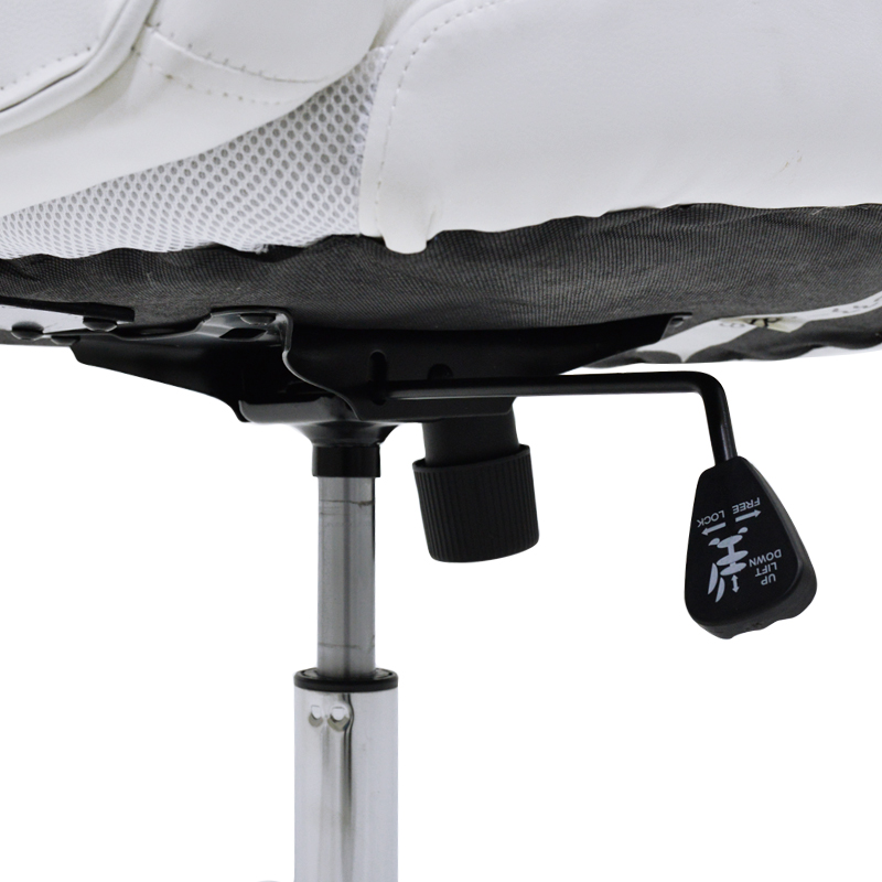 033-000008-7 Καρέκλα γραφείου διευθυντή Sonar pakoworld pu σε λευκή απόχρωση - Image 8