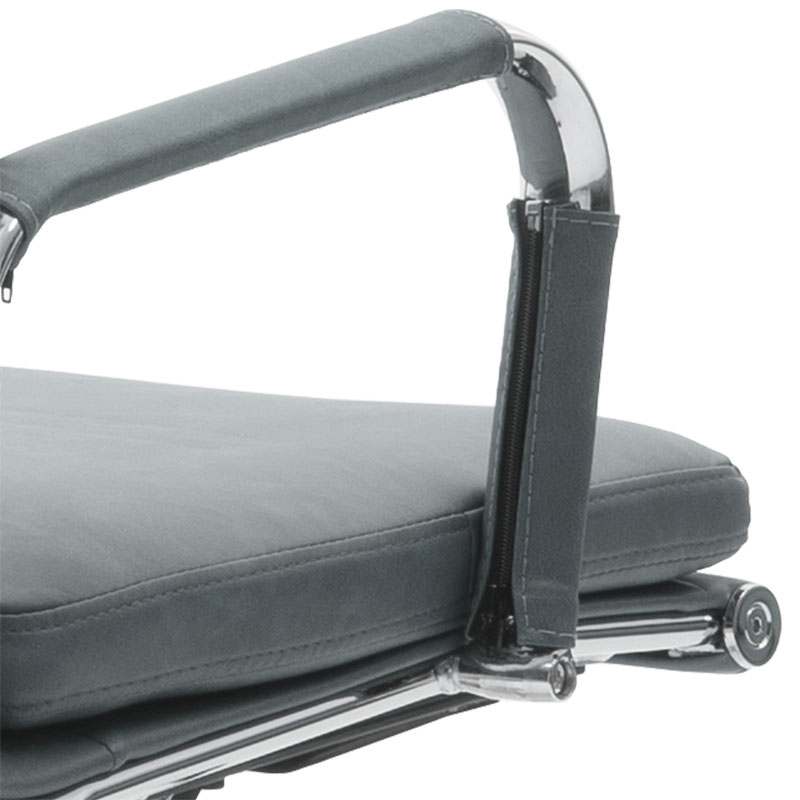 033-000016-6 Καρέκλα γραφείου διευθυντή Tokyo pakoworld pu γκρι antique - Image 7