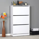 Παπουτσοθήκη ανακλινόμενη Step 18 ζεύγων pakoworld σε χρώμα λευκό 73x26x119εκ - Image 3