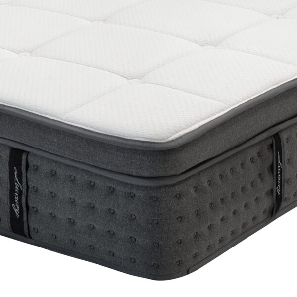 Στρώμα Luxury pakoworld pocket spring+gel memory foam+latex μονής όψης aloe vera 34-36cm 160x200εκ - Image 5