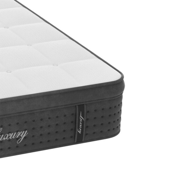 Στρώμα Luxury pakoworld pocket spring+gel memory foam+latex μονής όψης aloe vera 34-36cm 160x200εκ - Image 6
