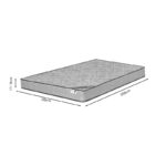 Στρώμα Klaudia pakoworld Continuous spring μονής όψης 17-18cm 100x200εκ - Image 4