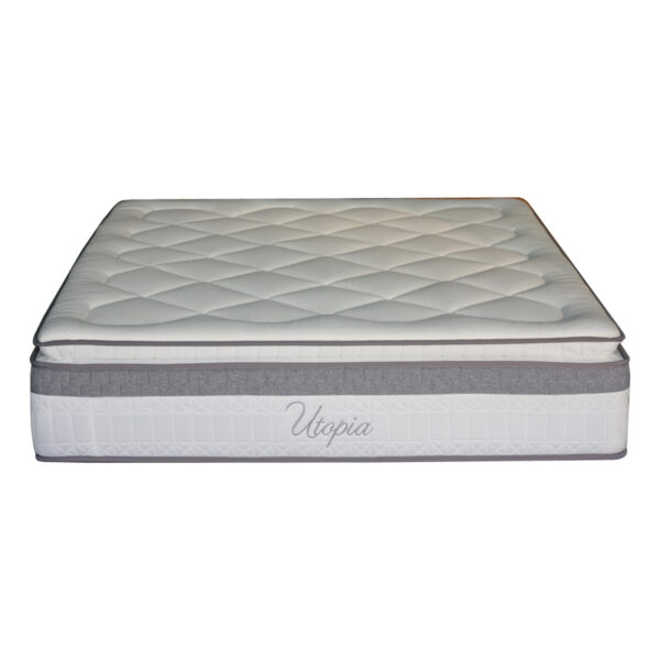 Στρώμα Utopia pakoworld pocket spring μονής όψης με ανώστρωμα 30-32cm 140x200εκ - Image 3