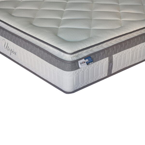 Στρώμα Utopia pakoworld pocket spring μονής όψης με ανώστρωμα 30-32cm 140x200εκ - Image 4