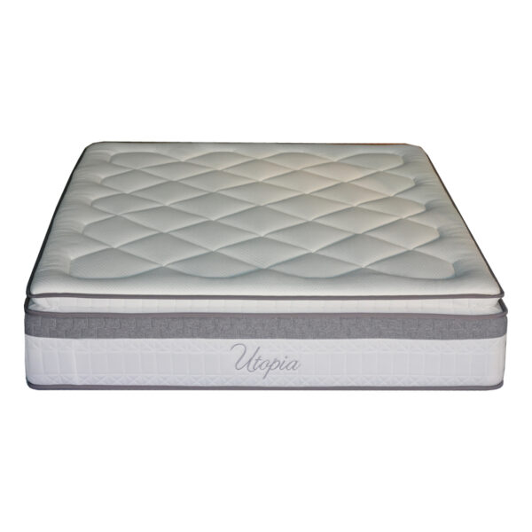 Στρώμα Utopia pakoworld pocket spring μονής όψης με ανώστρωμα 30-32cm 140x200εκ - Image 5