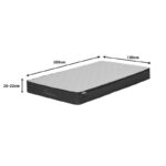 Στρώμα Nemesis pakoworld pocket spring roll pack διπλής όψης 20-22cm 120x200εκ - Image 4