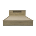 Κρεβάτι OLYMPUS pakoworld σε sonoma απόχρωση 140x200εκ - Image 3