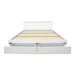 Κρεβάτι Olympus pakoworld με συρτάρι σε λευκή απόχρωση 120x200εκ - Image 6