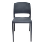 Καρέκλα Fenxy pakoworld pp σε μαύρη απόχρωση 38x42x77εκ - Image 4