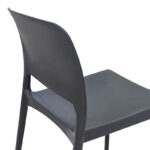 Καρέκλα Fenxy pakoworld pp σε μαύρη απόχρωση 38x42x77εκ - Image 6