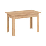 Τραπέζι Quiin pakoworld επεκτεινόμενο μελαμίνης σε oak απόχρωση 120-164x70x73.5εκ - Image 3