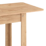 Τραπέζι Quiin pakoworld επεκτεινόμενο μελαμίνης σε oak απόχρωση 120-164x70x73.5εκ - Image 4