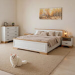 Φοιτητικό πακέτο επίπλων υπνοδωματίου Dreams 5 pakoworld σετ 4 τμχ