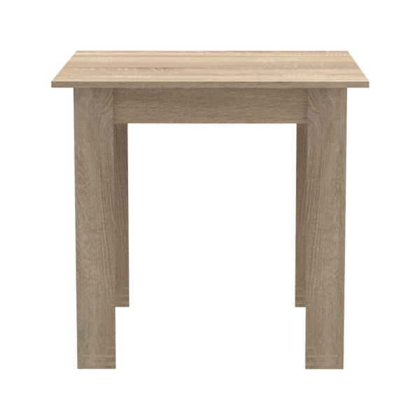 Τραπεζαρία Manka I-Bella pakoworld σετ 3τεμ σε sonoma απόχρωση 80x80x77εκ - Image 6