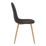 Τραπεζαρία Manka I-Bella pakoworld σετ 3τεμ σε sonoma truffle απόχρωση 80x80x77εκ - Image 4
