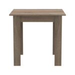 Τραπεζαρία Manka I-Bella pakoworld σετ 3τεμ σε sonoma truffle απόχρωση 80x80x77εκ - Image 6