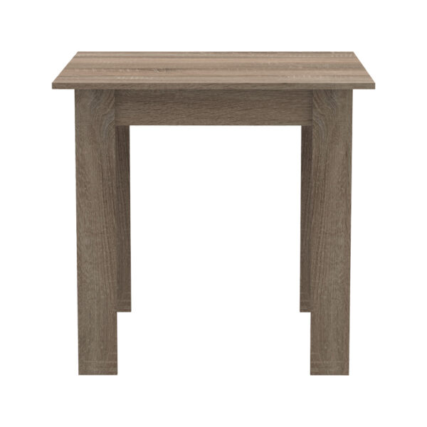 Τραπεζαρία Manka I-Bella pakoworld σετ 3τεμ σε sonoma truffle απόχρωση 80x80x77εκ - Image 6