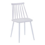 Τραπεζαρία Aurora I-Gustas pakoworld σετ 5τεμ sintered stone-μαύρο-λευκό 120x60x75εκ - Image 2